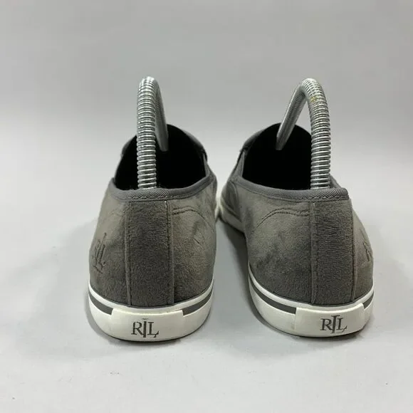 Lauren Ralph Lauren Women's Size 8 Janis Velvet Slip On Sneakers - Picture 7 of 13